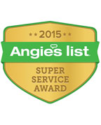 Winner of the Angie’s List Super Service Award 2009, 2010, 2011, 2012, 2013, and 2014