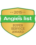 Winner of the Angie’s List Super Service Award 2009, 2010, 2011, 2012, 2013, and 2014