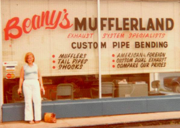 Beanys Mufflerland in 1978 Beanys Mufflerland 1978